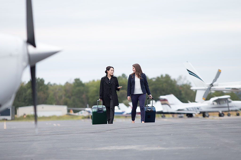 Sera Chung ’14, director of recruitment, and Julia Sprague ’16