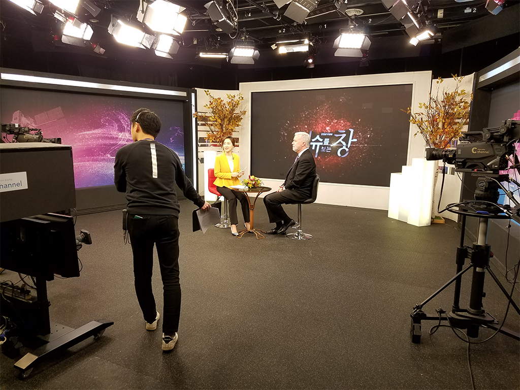 President Barnes interviewed on C Channel in Seoul, South Korea