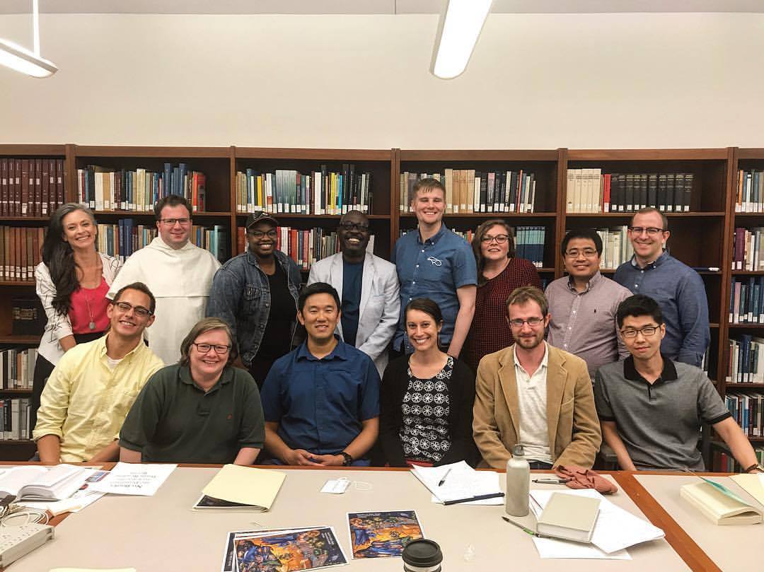 Attendees at a Barth Graduate Student Colloquium