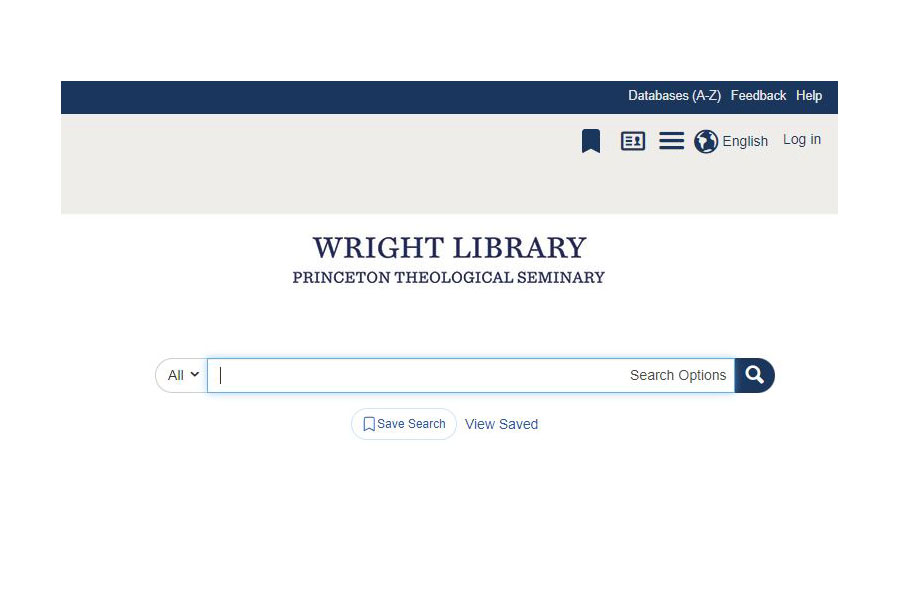 screen snip of Wright Library Summon discovery basic search screen