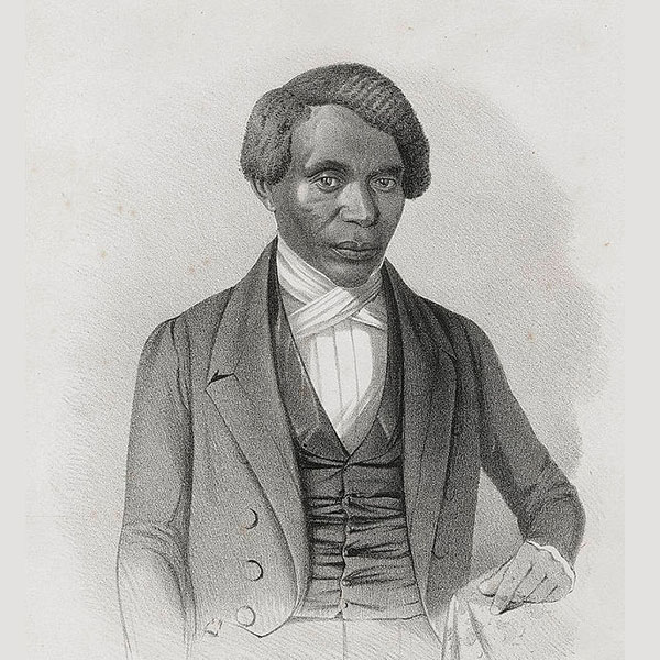 part of a lithograph portrait of Rev. Theodore Sedgwick Wright, from a daguerreotype by Plumbe. Lithograph by G. S. W. Endicott, New York. Image courtesy of the Randolph Linsly Simpson African-American Collection, Beinecke Rare Book & Manuscript Library, Yale University.