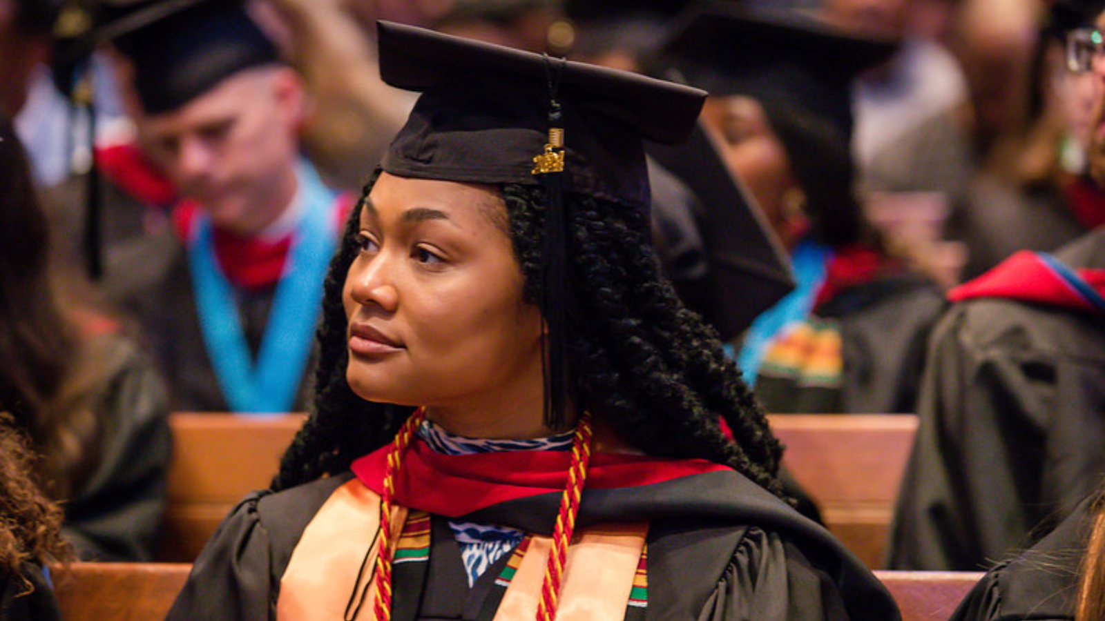 Master's Student At Commencement