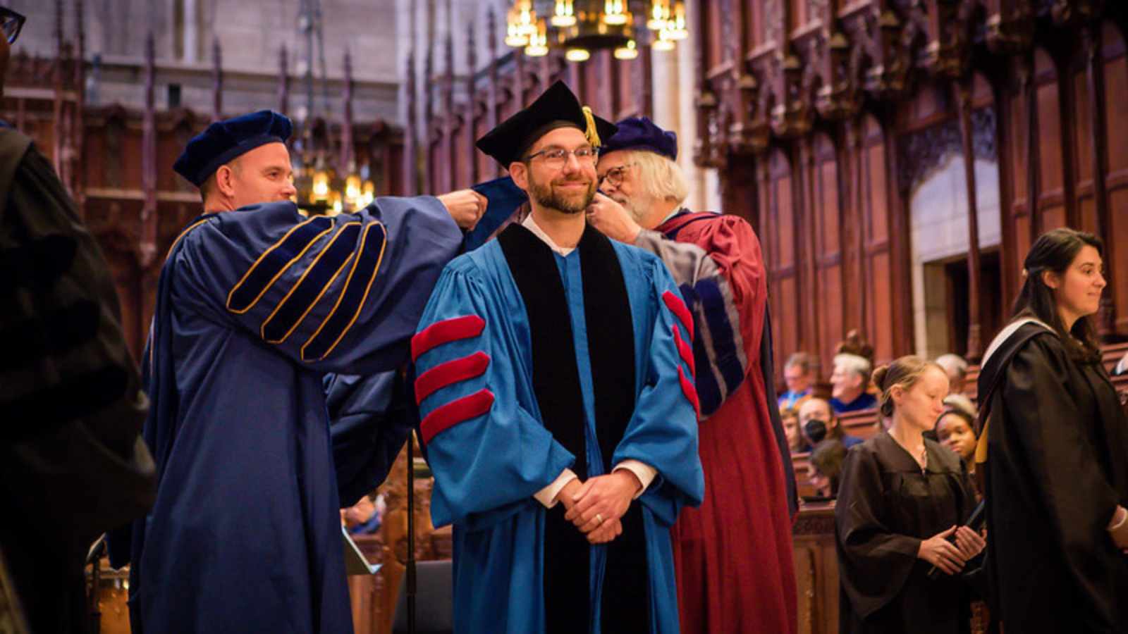 Doctoral Student Being Hooded