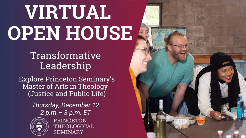 Graphic for the virtual open house on December 12