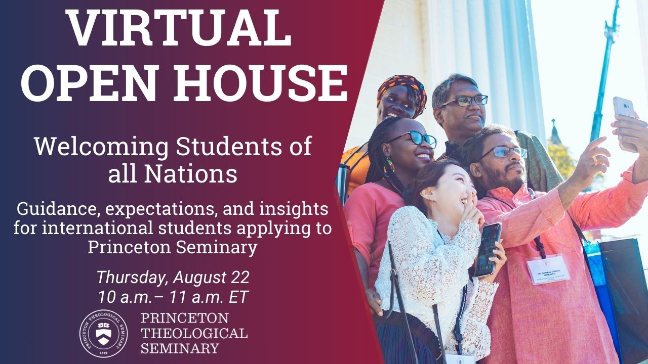 Graphic for the virtual open house on August 22