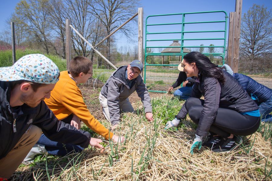 Students at the Farminary