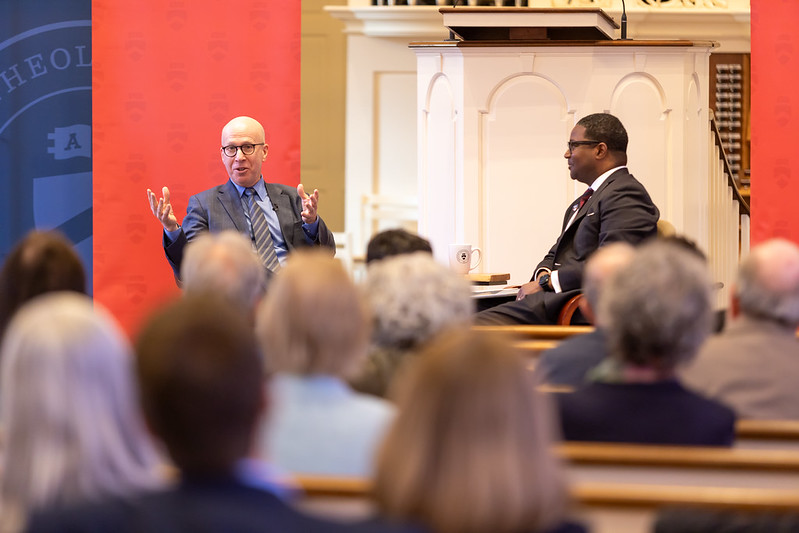 Princeton Seminary’s President Johnathan Walton interviews Author Jonathan Eig at the 2024 MLK Lecture and live stream