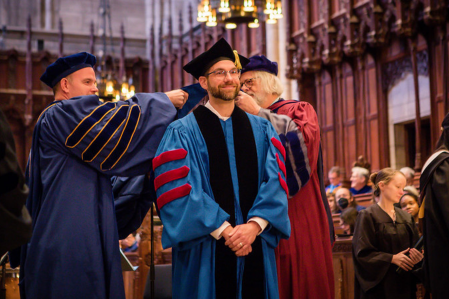 Doctoral Student Being Hooded