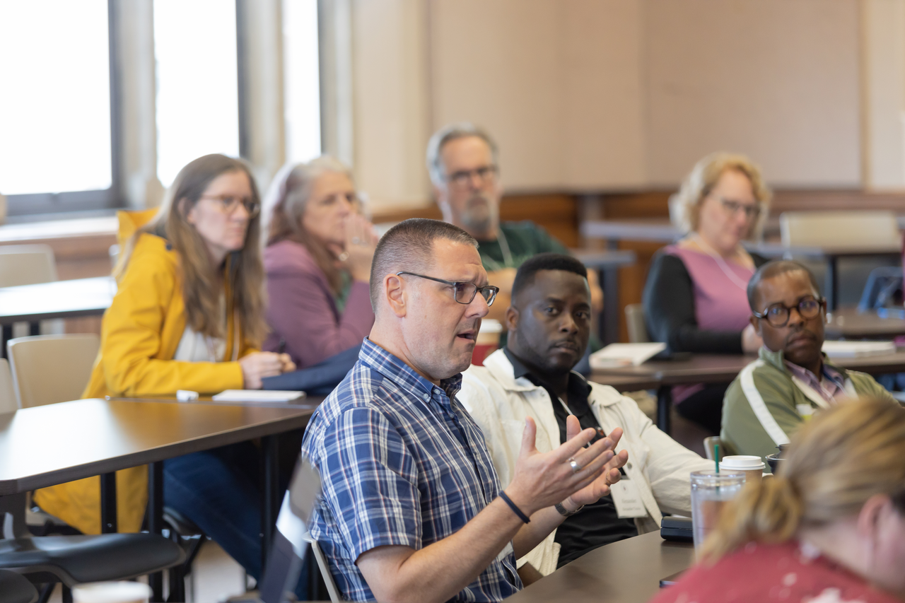 Students learning at the Engle Institute