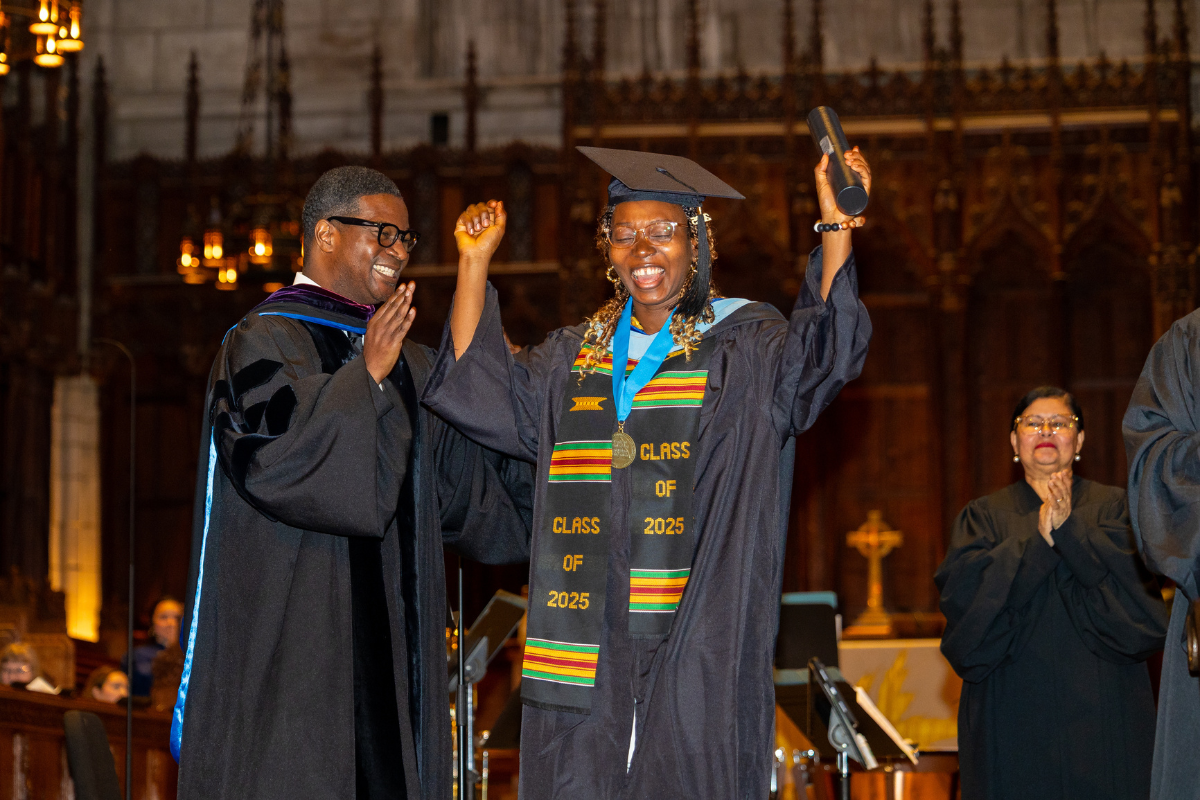 Student at graduation