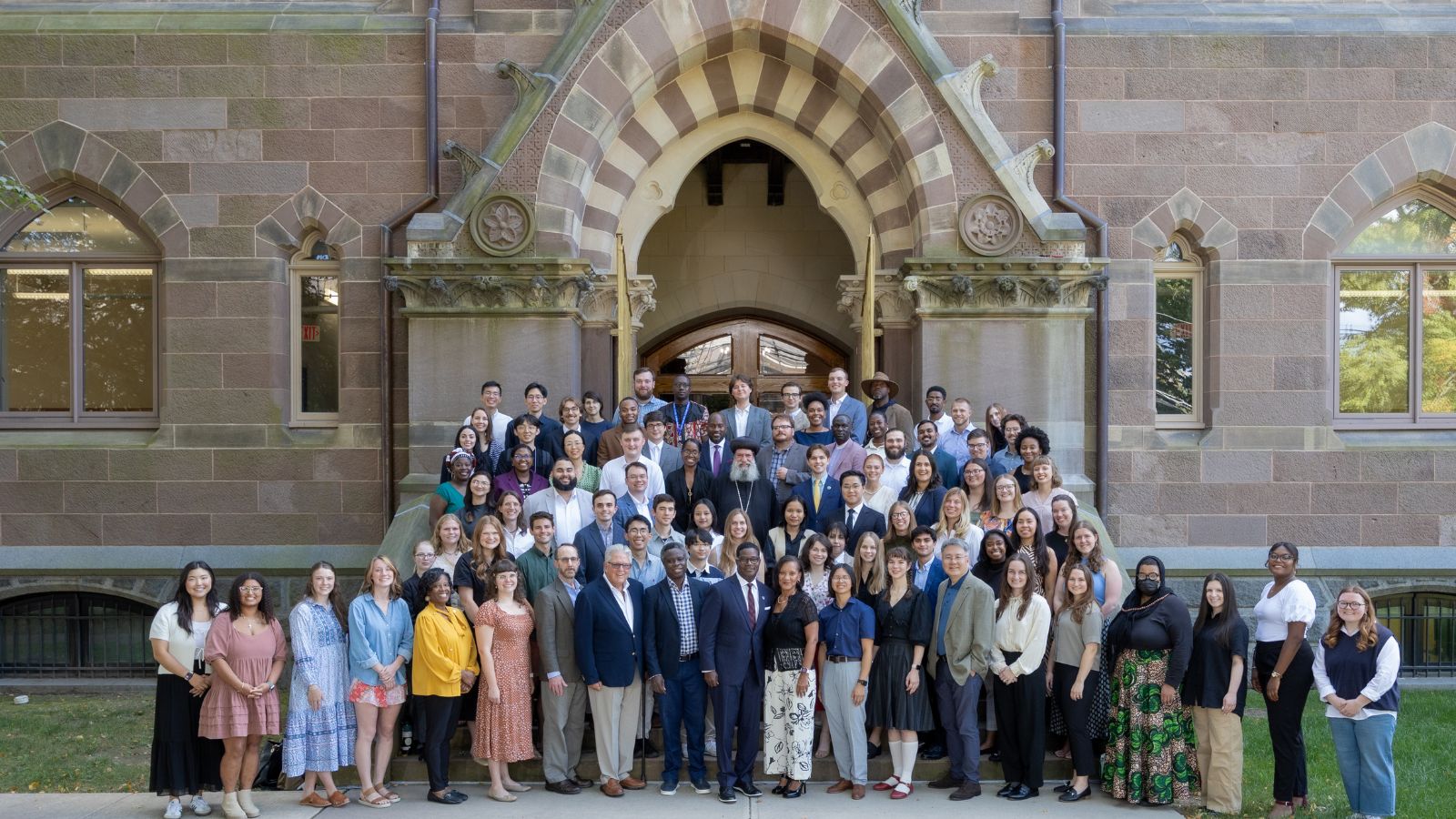 Class Photo on Stuart Hall Steps (2025)