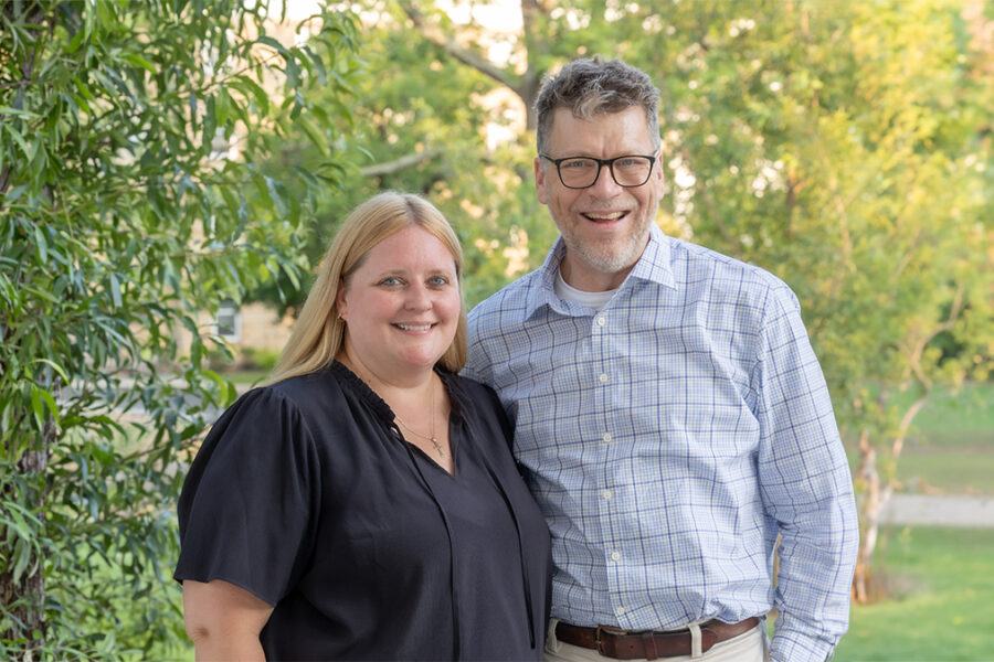 Dr. Melissa Haupt and Dr. Martin Tel